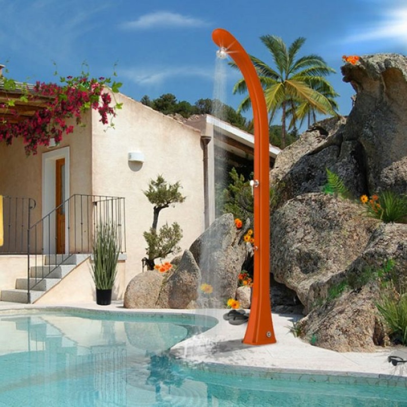 Doccia solare Happy ONE F120 - 20 L con rubinetto basso - immagine 3