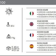Doccia solare Happy ONE F100 - 20 Litri - immagine 18