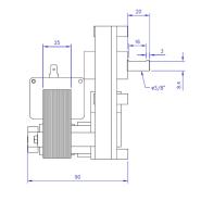 Motoriduttore Coclea 1.26 rpm per stufe Cola, Palazzetti, Piazzetta, Royal, Thermorossi - immagine 3