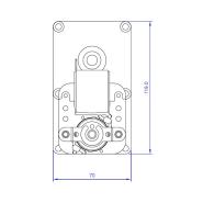 Motoriduttore Coclea 2 rpm Albero 9,5 per Ravelli, Adler, Cola, Ecoforest, Nordica, Edilkamin - immagine 2