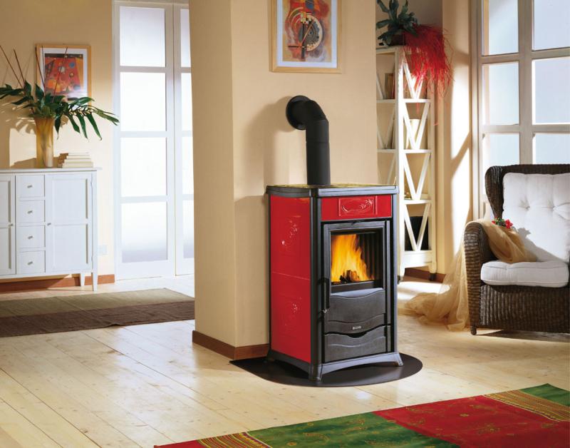 Stufa Rossella R1 5.0 a Legna in maiolica