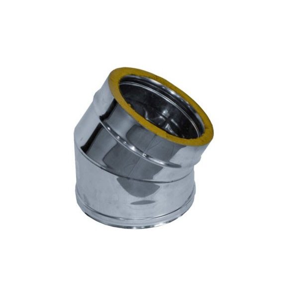 CURVA 30° COIBENTATA Doppia Parete INOX CURVA 30° COIBENTATA Doppia Parete INOX