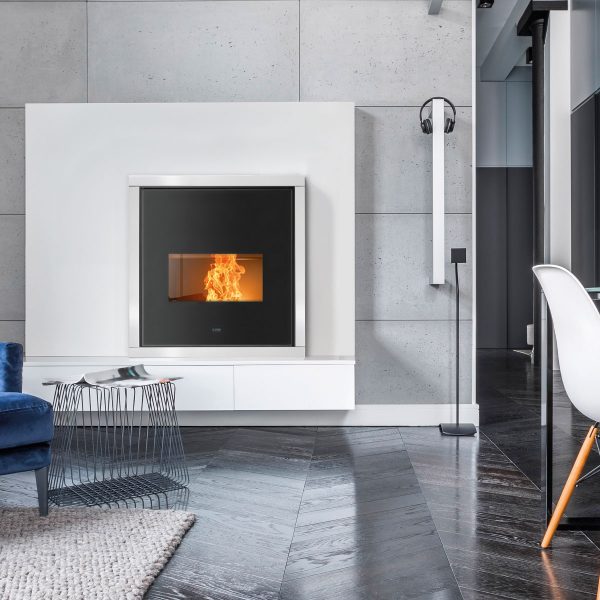 Klover - PFP 240 Glass Termocamino a pellet Klover