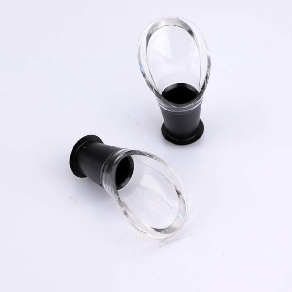 Set 2 Tappi Versatori Crystal per Vino Vacuvin Set 2 Tappi Versatori Crystal per Vino Vacuvin