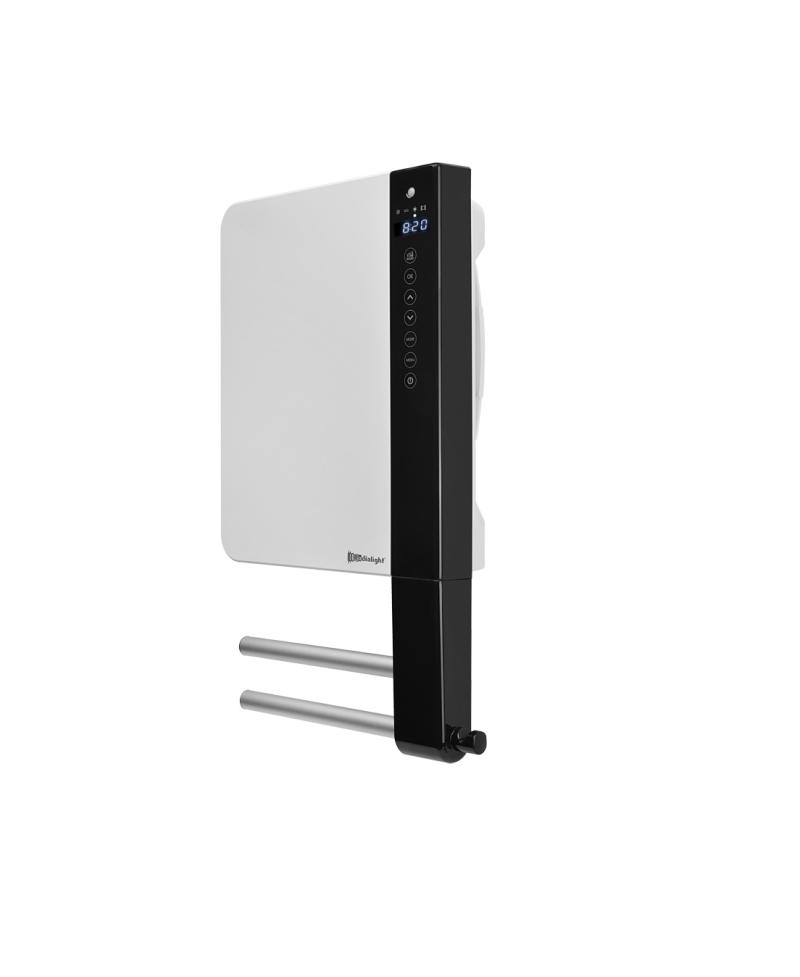Termoventilatore da parete programmabile - Windy Con Portasalviette