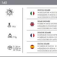 Happy Go HG140 - Mini Doccia Solare da Giardino con Doccetta Mobile 19lt - immagine 11