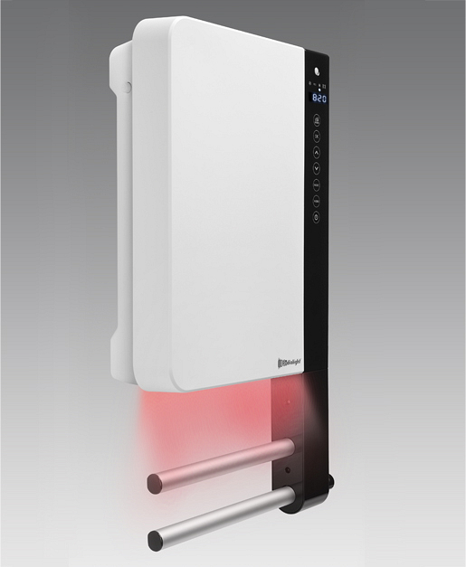 Termoventilatore da parete programmabile - Windy Con Portasalviette - immagine 3