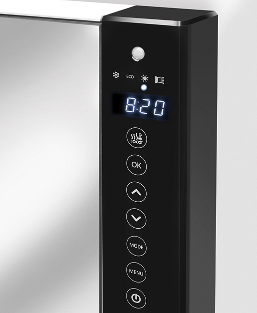 Termoventilatore da parete programmabile - Windy Con Portasalviette - immagine 5