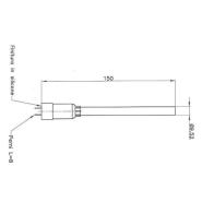 Kit resistenza accensione con tubo supporto per stufe a pellet ENVIRO FIRE EF2 - EF3 - immagine 3
