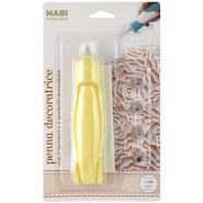 Penna decoratrice per dolci, cake design -giallo - immagine 2