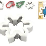 Set 3 Taglia Biscotti Inox Silicone Natale Assortiti - immagine 4
