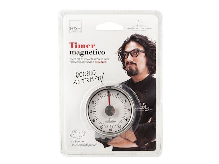 Timer cucina meccanico Alessandro Borghese - Ecotek Srl