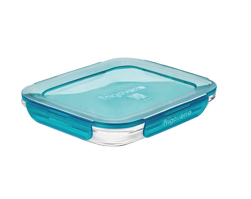 Contenitore vetro rettangolare basso Frigoverre Evolution Bormioli 23x18 cm