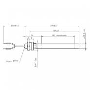 Candeletta Accensione L.194mm Diam.12,5 stufe a pellet Pasqualicchio - Clam - immagine 2