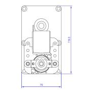 Motoriduttore Coclea 2 rpm Albero 8,5 per Lincar, Moretti, Dal Zotto, Nordica Extraflame, Qlima, Xiang - immagine 2