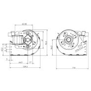 Ventilatore Tangenziale D.65 L.370 mm per Stufe a pellet Ravelli, Karmek One, Nordica, Edilkamin (modelli in descrizione) - immagine 2