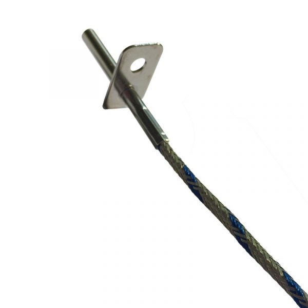 Sonda Fumi TcJ con Flangia - Stufe a pellet Cadel, Montegrappa, Punto Fuoco, Extraflame, Qlima, ecc. Sonda fumi J con flangia