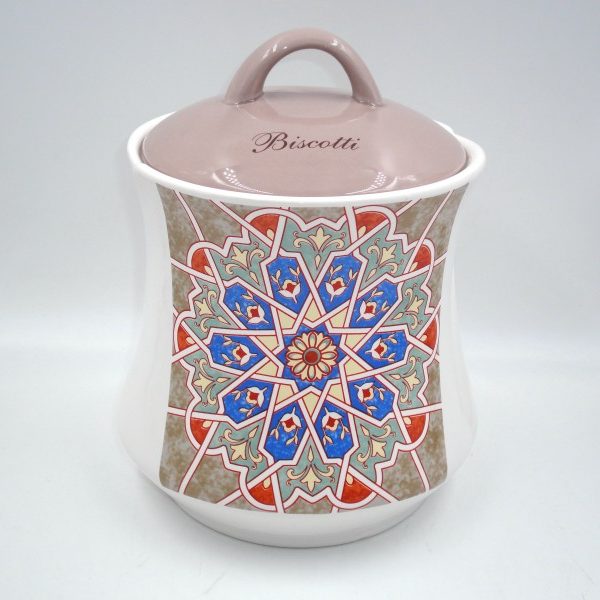 Biscottiera in porcellana Marrakech