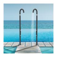 Doccia tradizionale da interno o esterno Funny Yin T125 con rubinetto basso - immagine 2
