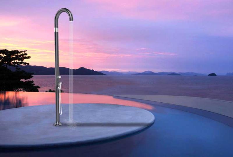 Doccia tradizionale da interno o esterno Funny Yin T145 con doccino mobile - immagine 2