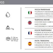 Doccia tradizionale da interno o esterno Funny Yin T105 - immagine 13