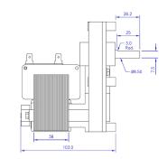 Motoriduttore Coclea 4,75 rpm Albero 8,5 mm per stufe Arce, Ecoteck, Ravelli, Emaflam, Nordica, Ungaro - immagine 4
