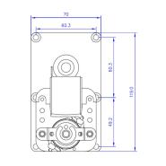 Motoriduttore Coclea 4,75 rpm Albero 8,5 mm per stufe Arce, Ecoteck, Ravelli, Emaflam, Nordica, Ungaro - immagine 2