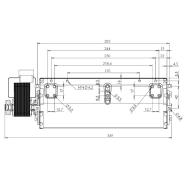 Ventilatore Tangenziale Trial L.349 mm Diam.60mm per Stufe a pellet Montegrappa - immagine 3