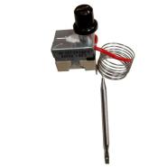 Termostato capillare con riarmo manuale