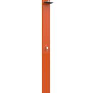 Doccia solare in alluminio Spring S A220 - 25 Lt con rubinetto lavapiedi - immagine 3