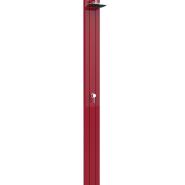 Doccia solare in alluminio Spring S A220 - 25 Lt con rubinetto lavapiedi - immagine 4