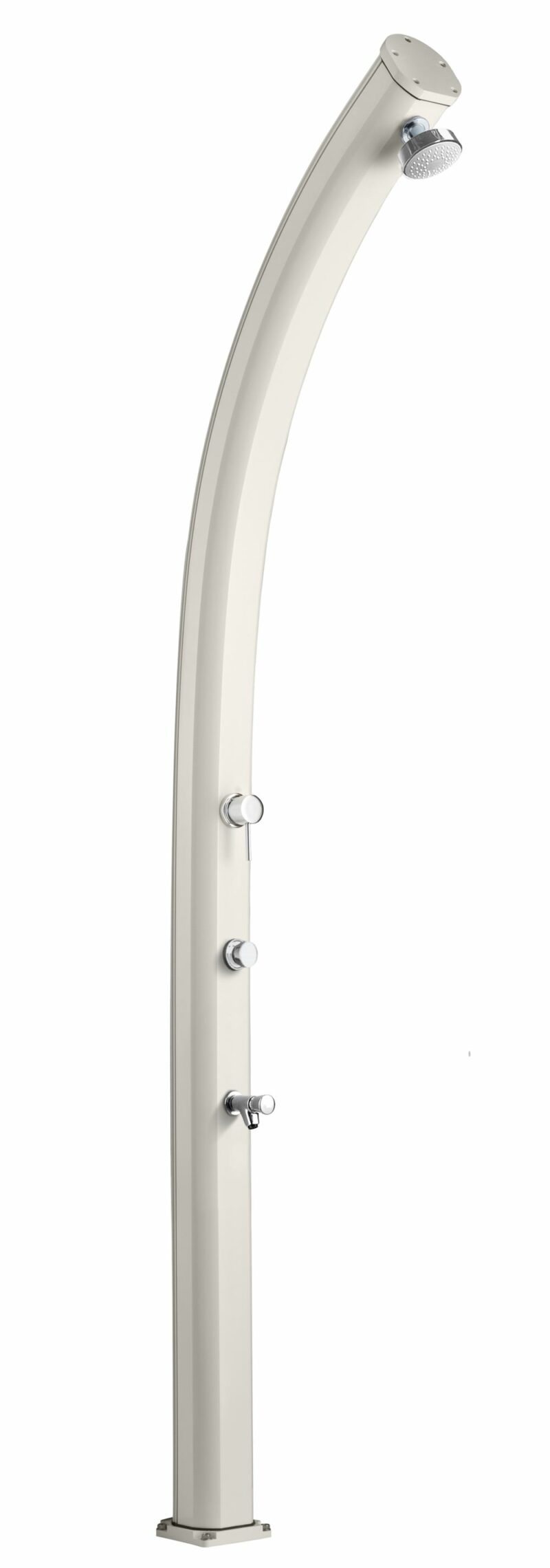 Doccia classica Jolly A535 in alluminio con rubinetto lavapiedi e temporizzatore - immagine 3