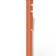 Doccia solare da giardino Jolly Go JG150 in alluminio - 13 lt con doccetta mobile e nebulizzatore - immagine 10