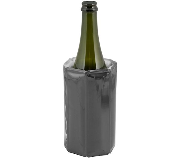 Rinfrescatore vino flessibile vacuvin nero