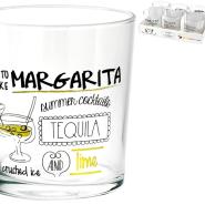 Set 6 Bicchieri Vetro Cocktail Assortiti cl.36
