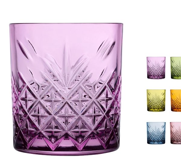 Set 6 Bicchieri colorati Timeless Pasabahce cl.34