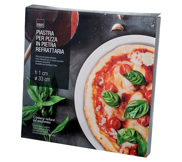 Piastra Refrattaria Tonda per Pizza - cm33 - Ecotek Srl