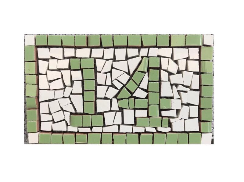 Numero Civico in Mosaico personalizzabile