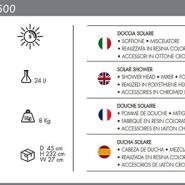 Doccia solare  Happy Five 24 L - F500 - immagine 12