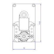Motoriduttore Coclea 3.3 rpm Albero 9,5 per stufe Cadel, MCZ, RED 365 - immagine 2