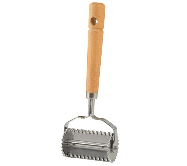 Tagliatortelli dentellato inox 6x6 cm