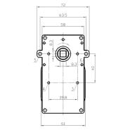 Motore elettrico per girarrosto Kenta 2 rpm, per barbecue, forni e camini. - immagine 2