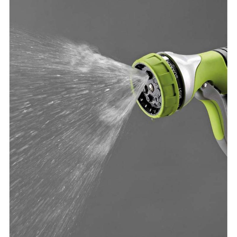 Pistola a doccia 7 getti impugnatura ergonomica - corpo in alluminio - immagine 4