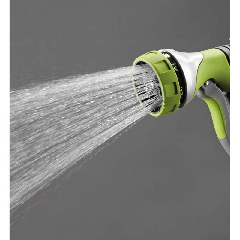 Pistola a doccia 7 getti impugnatura ergonomica - corpo in alluminio - immagine 5