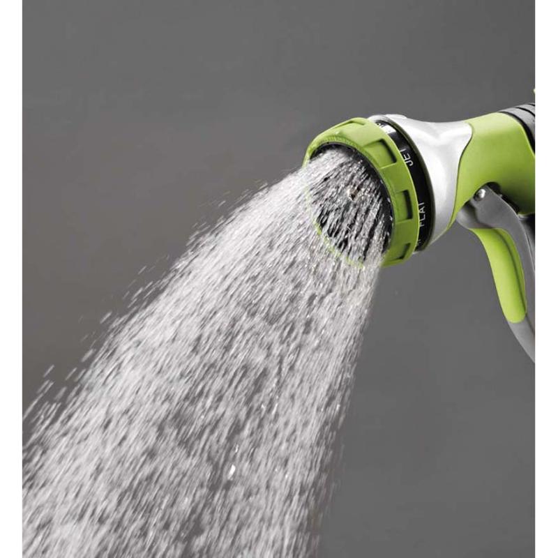 Pistola a doccia 7 getti impugnatura ergonomica - corpo in alluminio - immagine 3