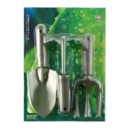 Set 3 attrezzi da giardino in metallo - immagine 2