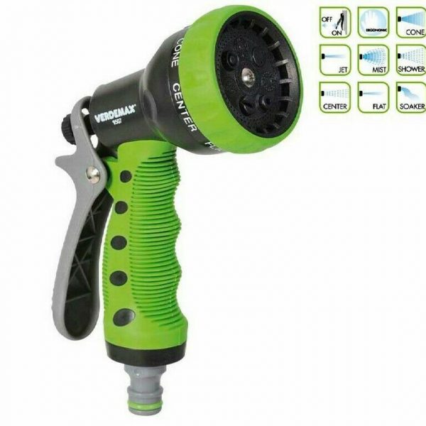 Pistola a doccia 7 getti impugnatura ergonomica