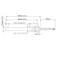 Candeletta Accensione L.150 mm 280 W stufe a pellet Deville - Lincar - LMS - Ungaro - Vibrok - immagine 2