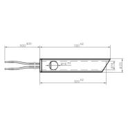 Kit resistenza a cartuccia con tubo porta resistenza, convogliatore d'aria D.16mm L.120mm per stufe Anselmo Cola - Ferroli - immagine 2