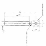 Candeletta di accensione per stufe a pellet con morsetto ceramico per stufe Arce - Eurofiamma - immagine 2